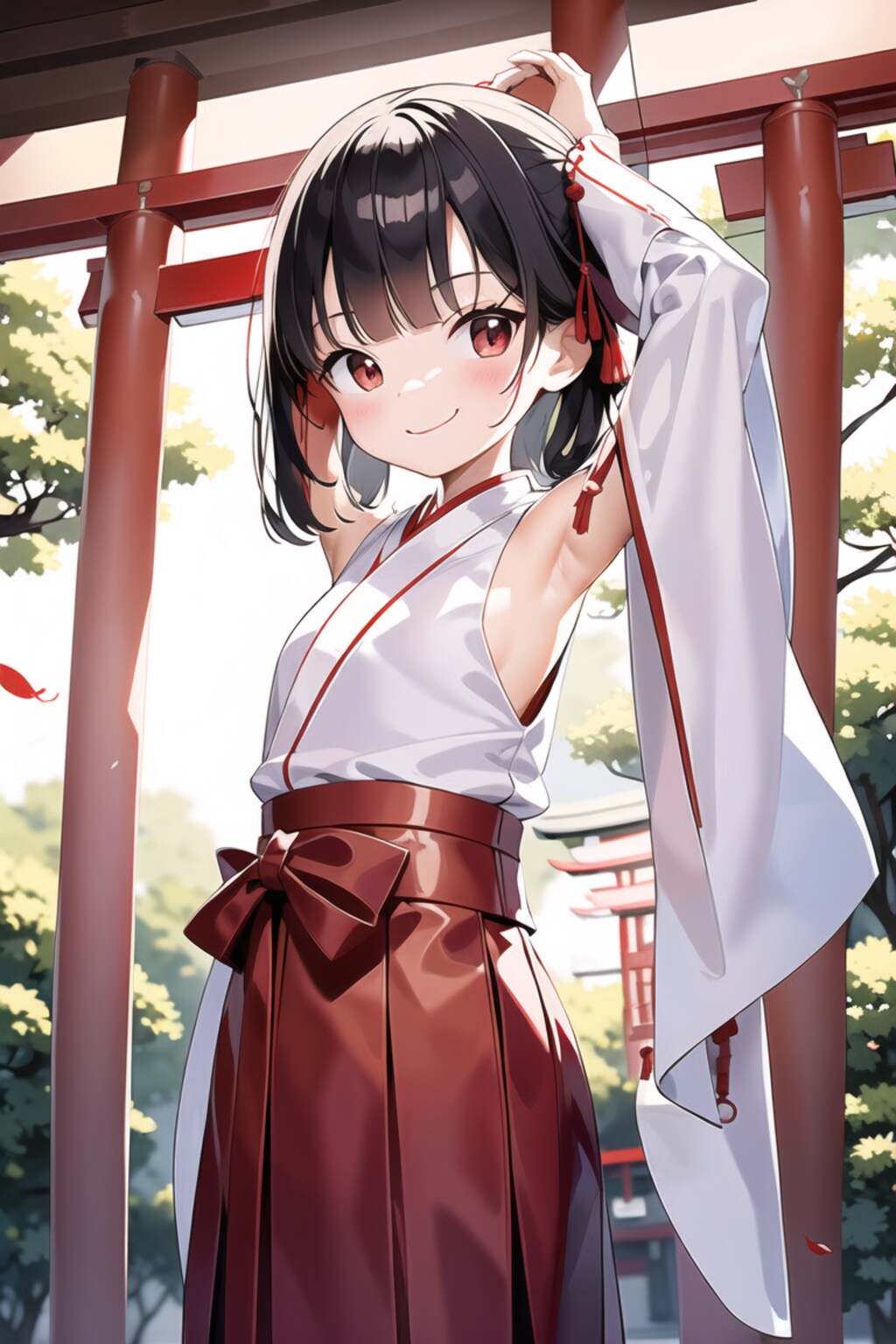 メスガキ腋巫女