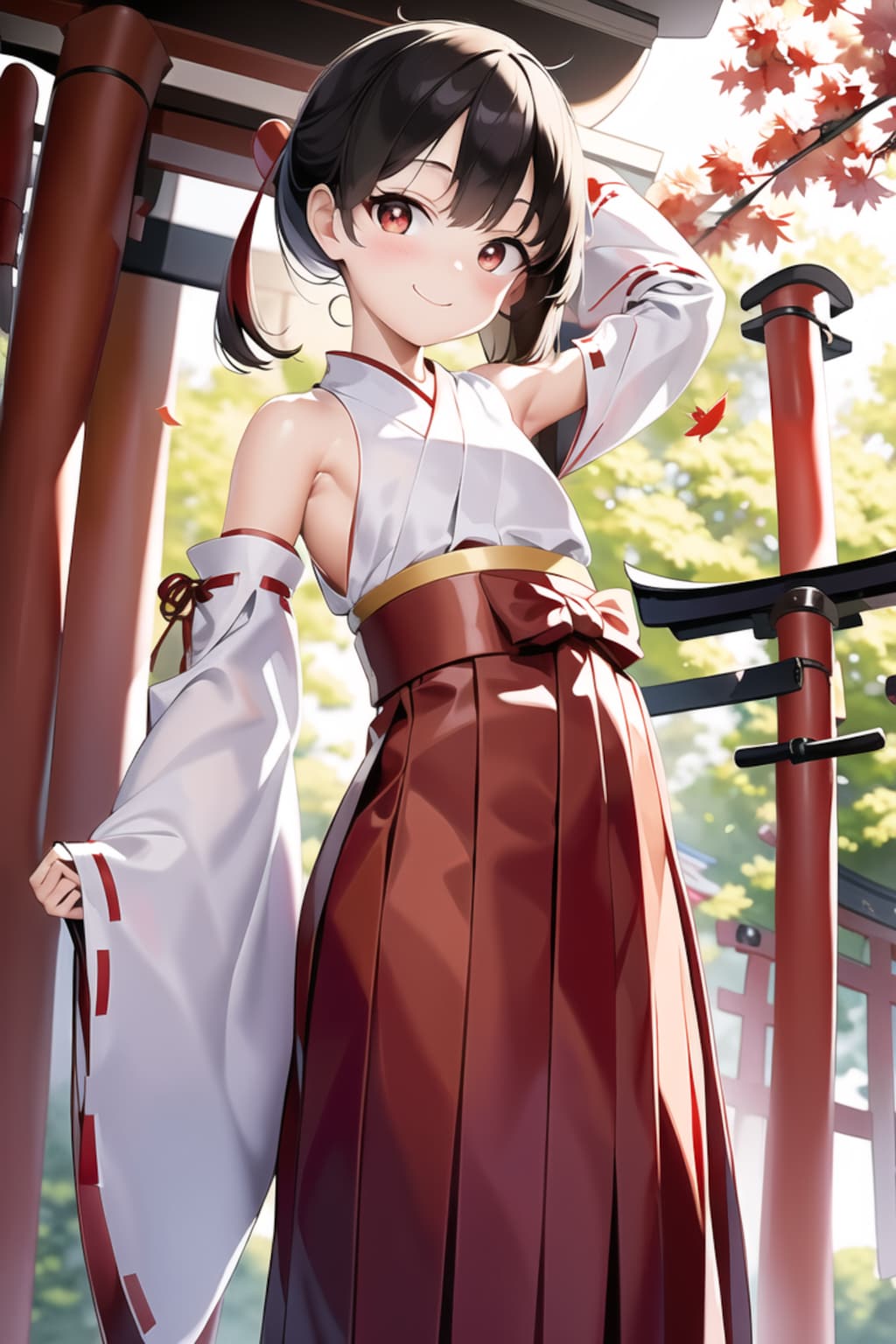 メスガキ腋巫女