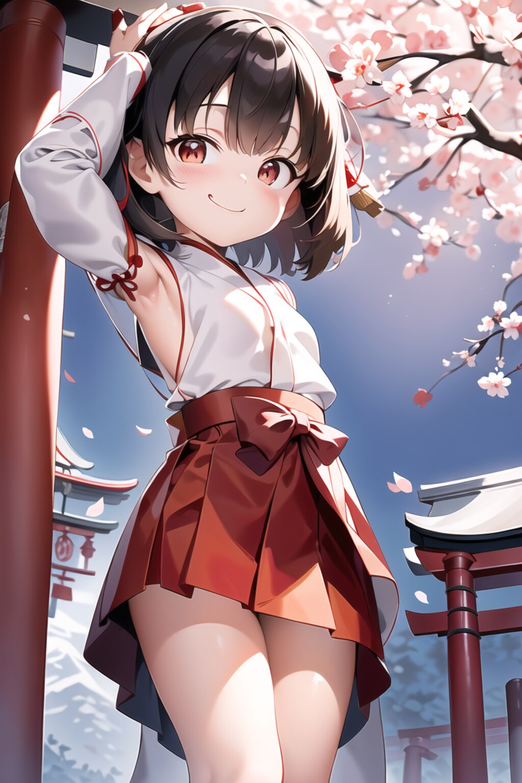 メスガキ腋巫女