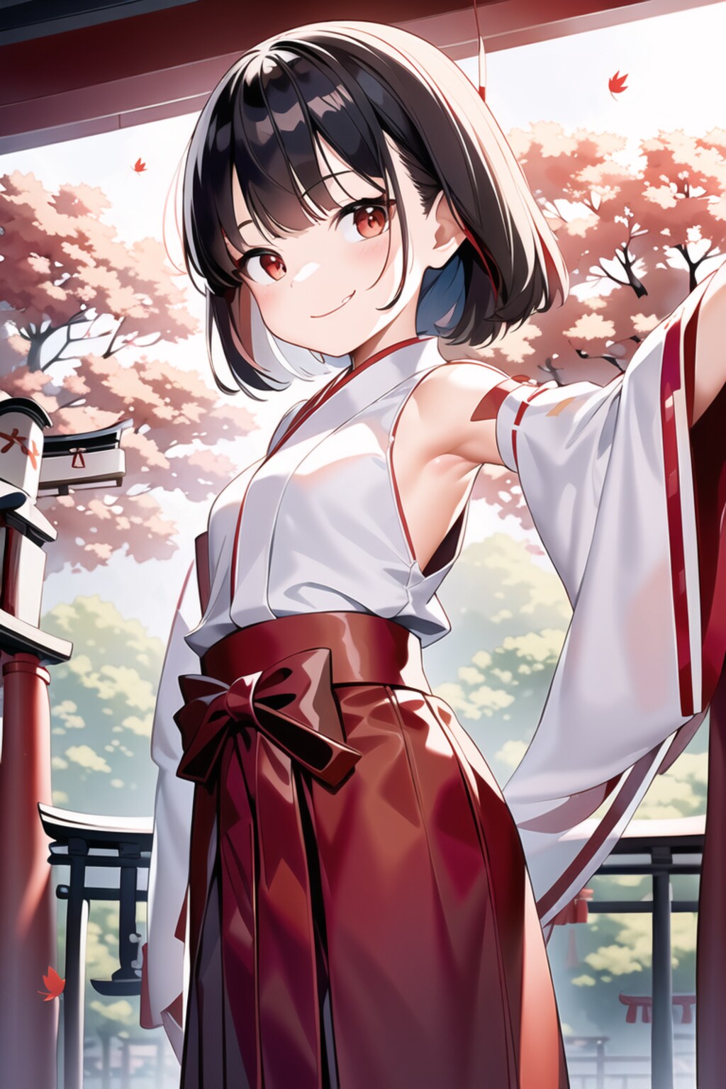メスガキ腋巫女
