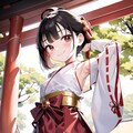 メスガキ腋巫女 5枚目