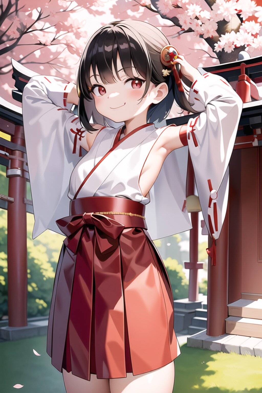 メスガキ腋巫女