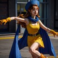 DQ4のアリーナ姫が魅せるセクシーな武道家のコスプレショー 5枚目