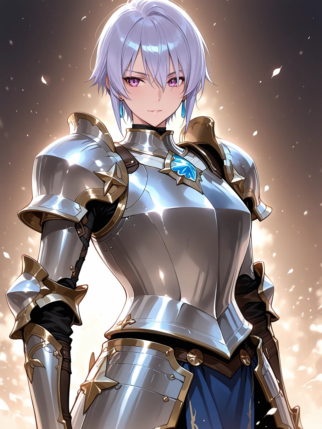青い耳飾りの騎士