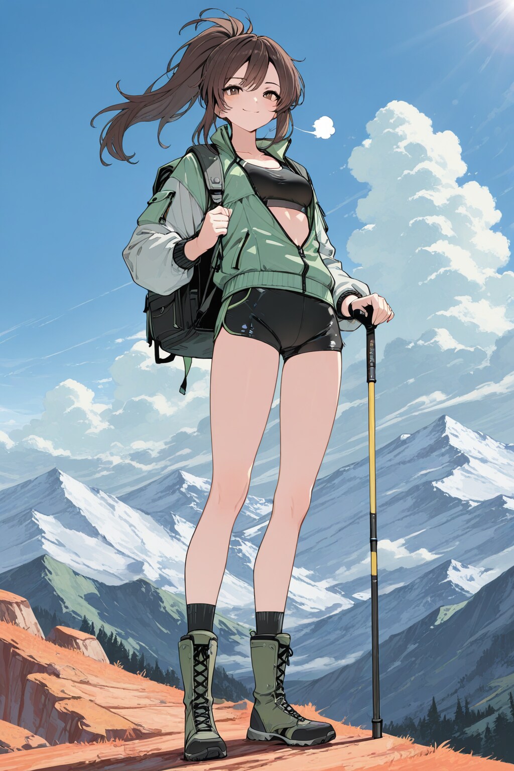 山頂へ、あと少し。
