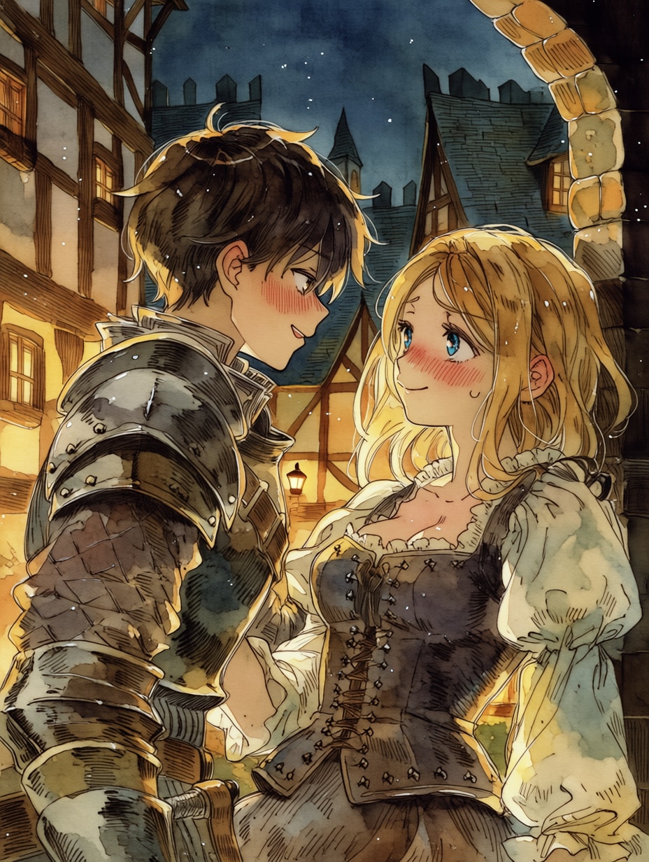 騎士と村娘39 | の人気AIイラスト・グラビア