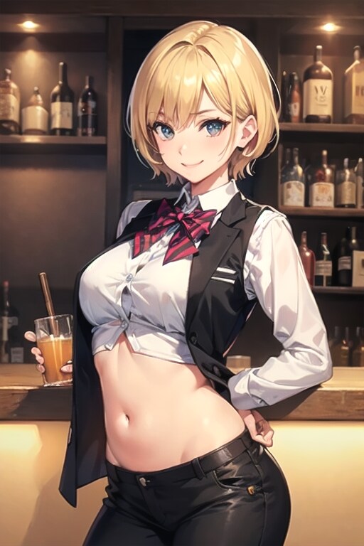 バーでバレンタイン