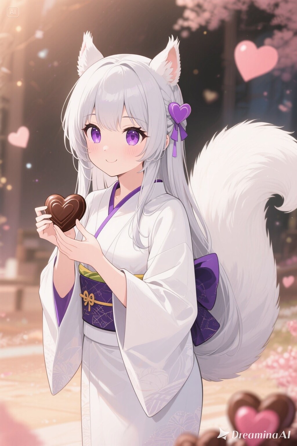 リスの御神体のバレンタインチョコ