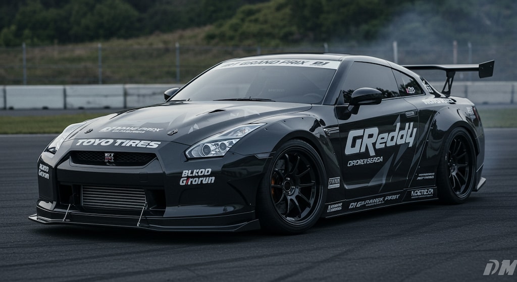 トーヨータイヤR35GT-Rのドリ車