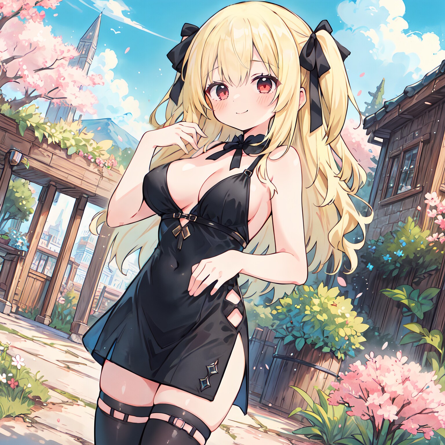 黒ドレス金髪ちゃん