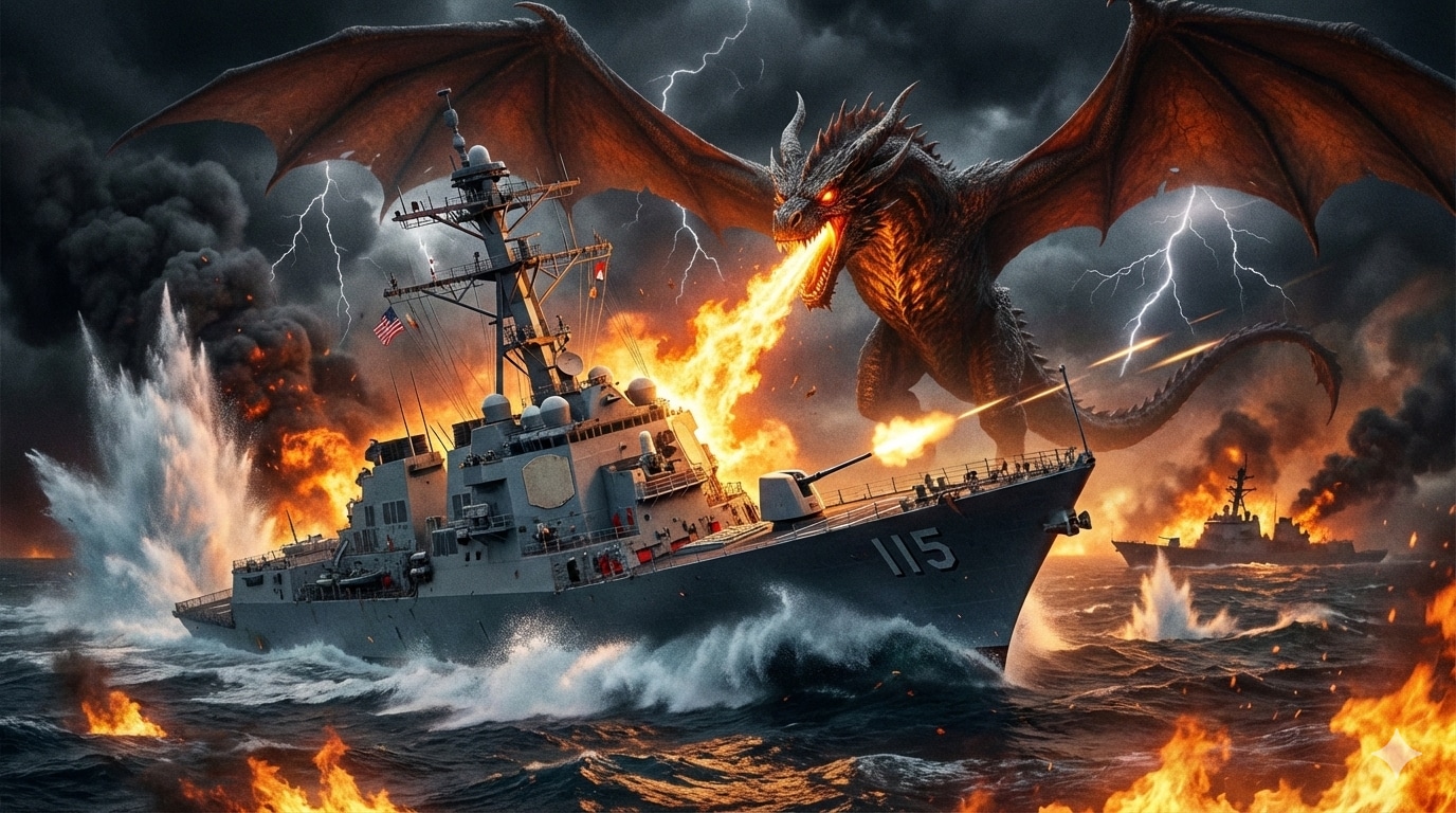 Destroyer vs Dragons