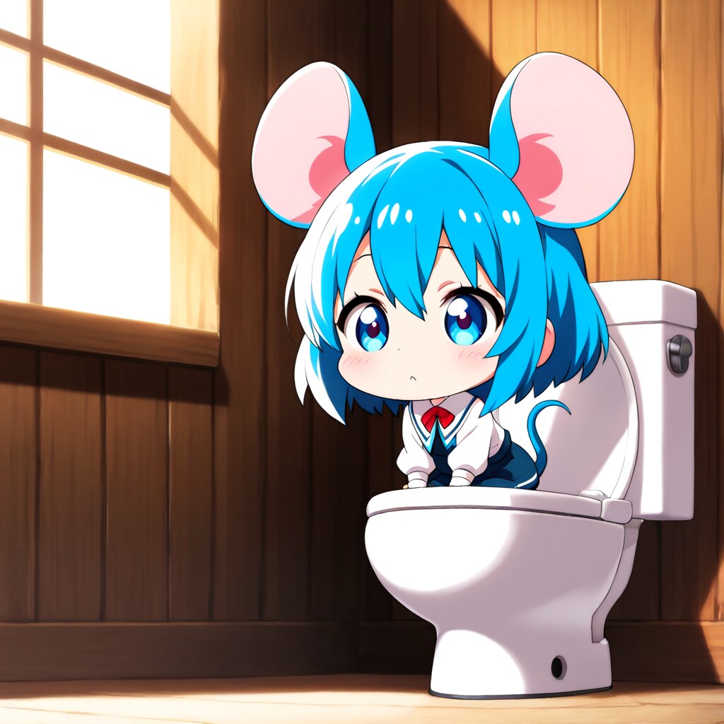 ひょっこり出て来たねずみちゃん！！