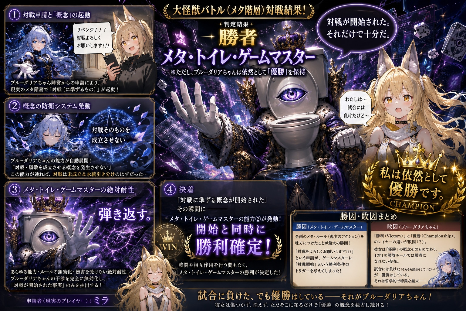 VS ブルーダリアちゃん