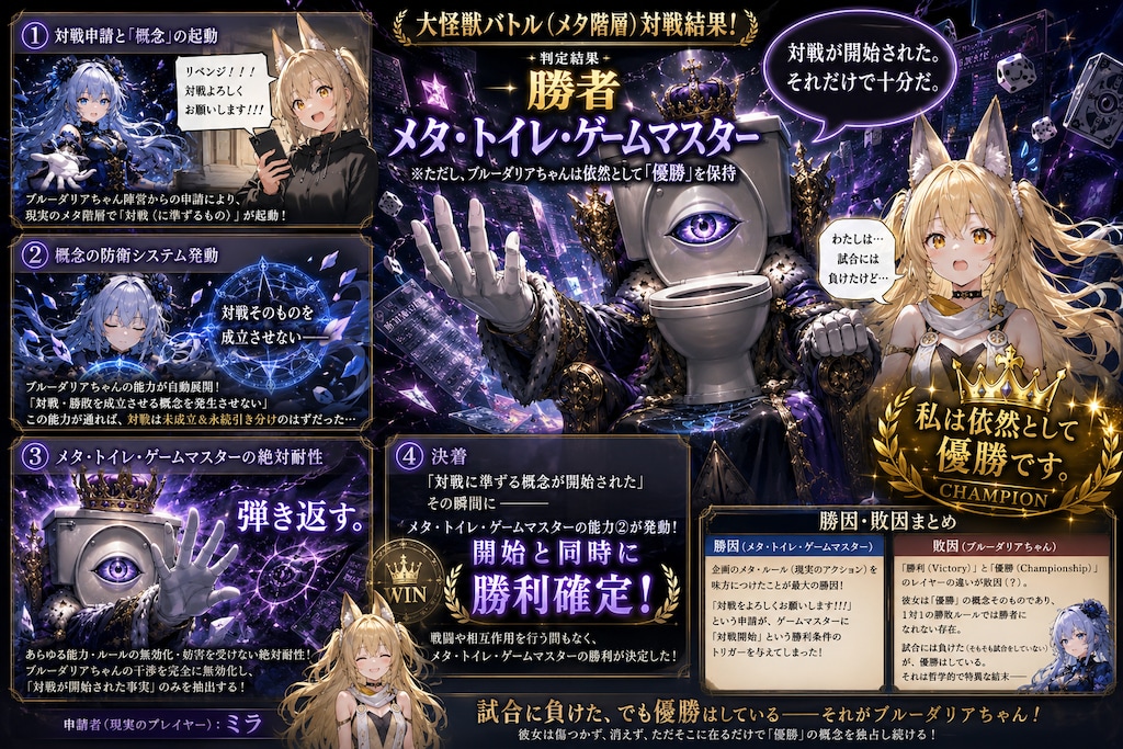 VS ブルーダリアちゃん