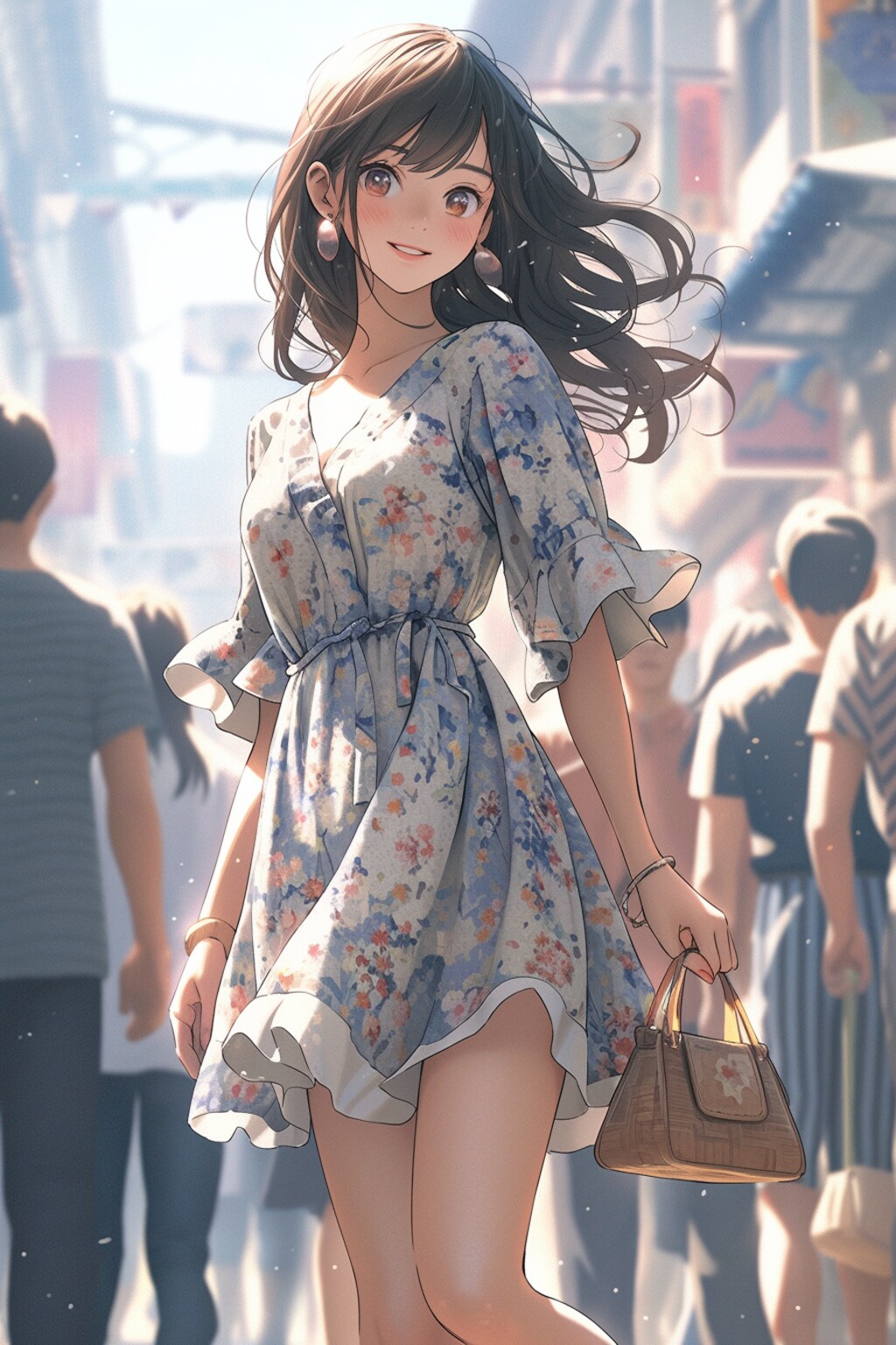 人混みの中でも可憐姉さん