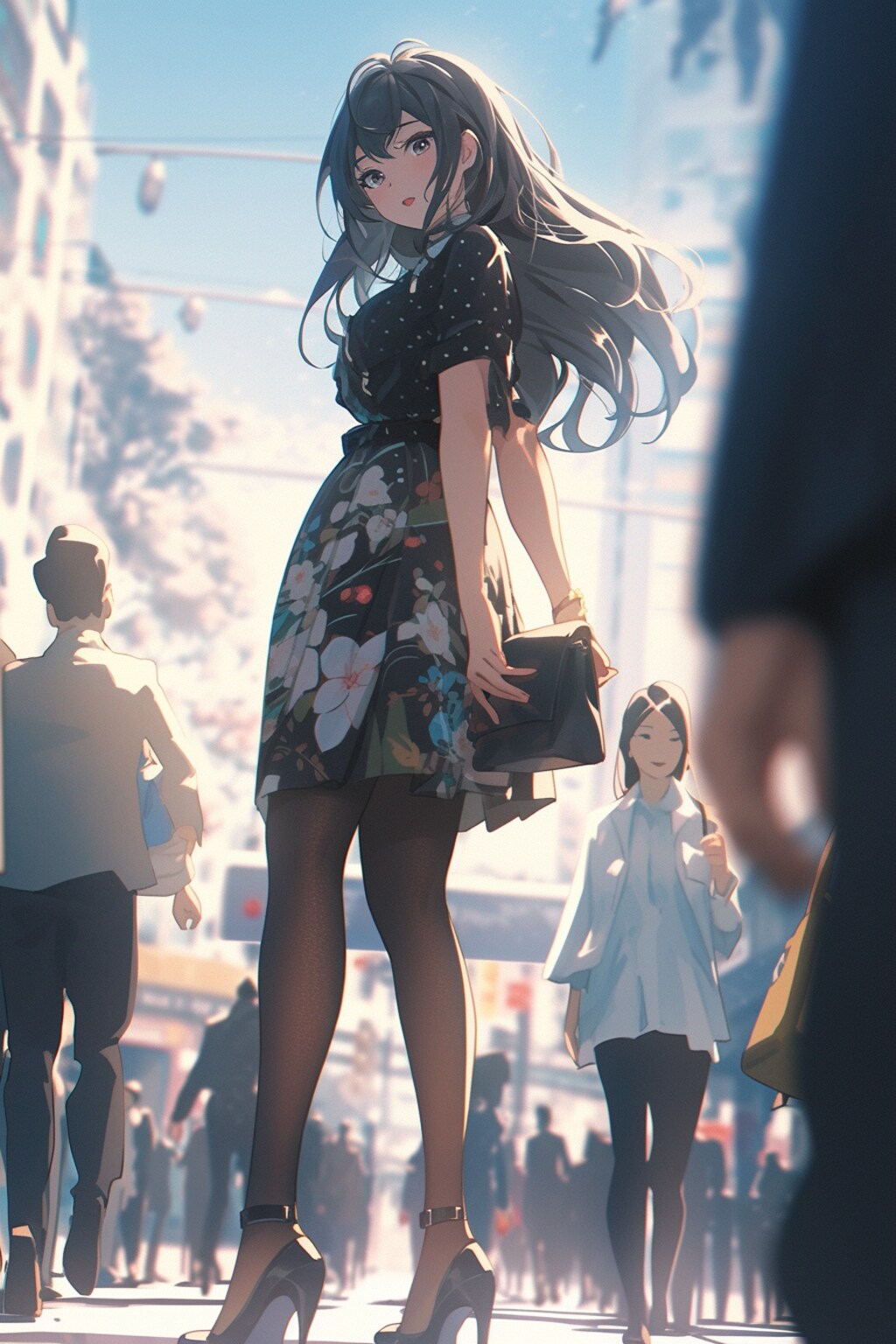 人混みの中でも可憐姉さん