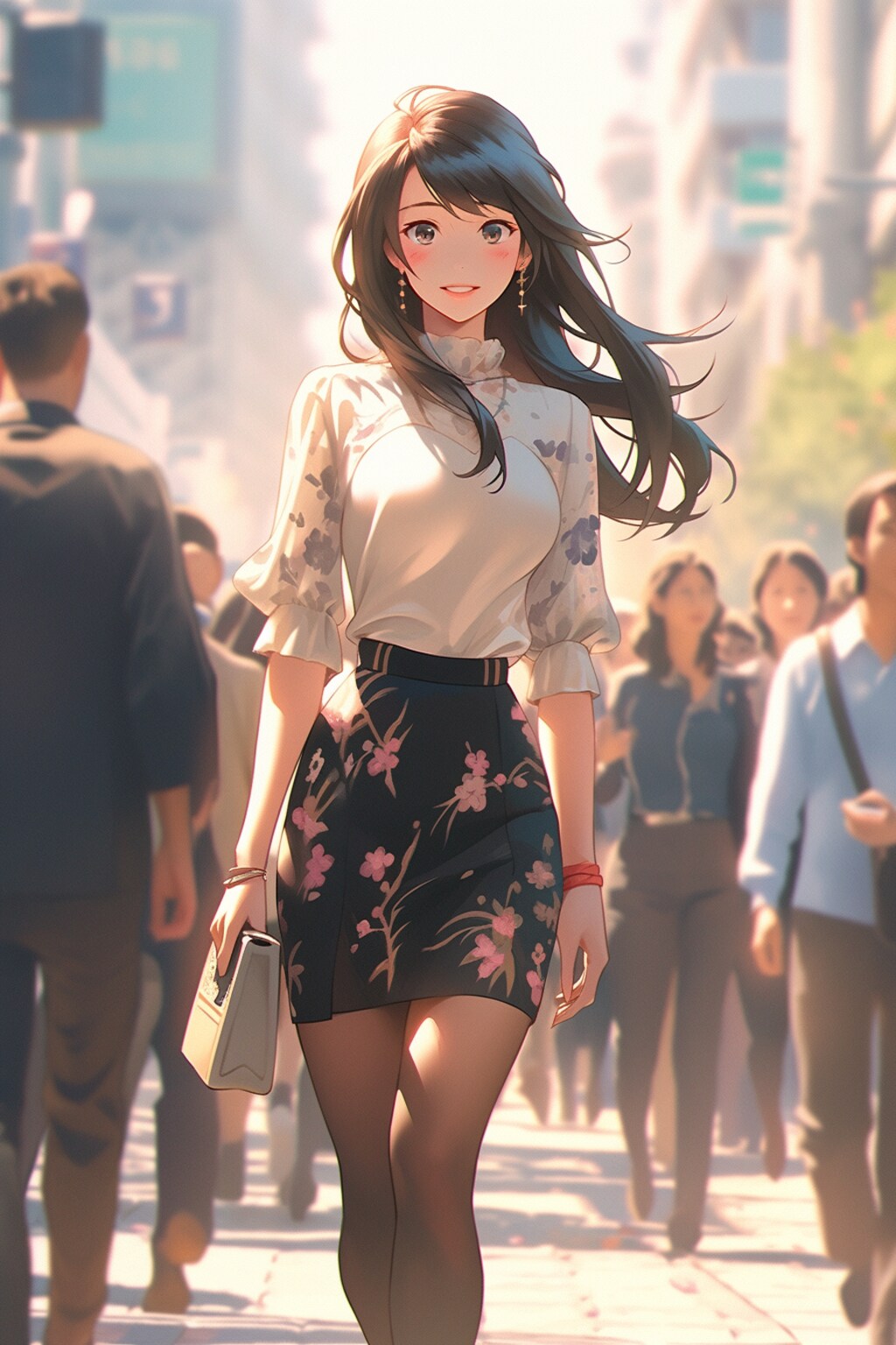 人混みの中でも可憐姉さん