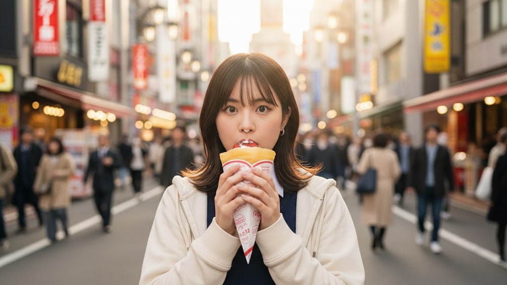 クレープ屋の行列