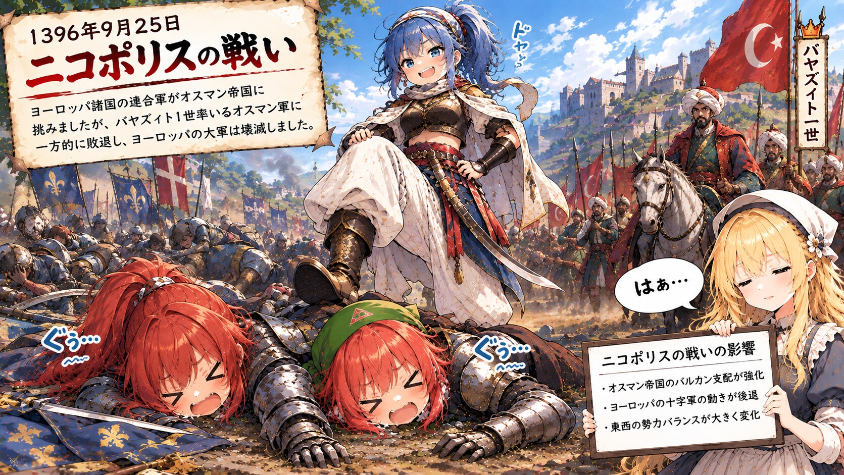 9月25日はニコポリスの戦いの日 | の人気AIイラスト・グラビア