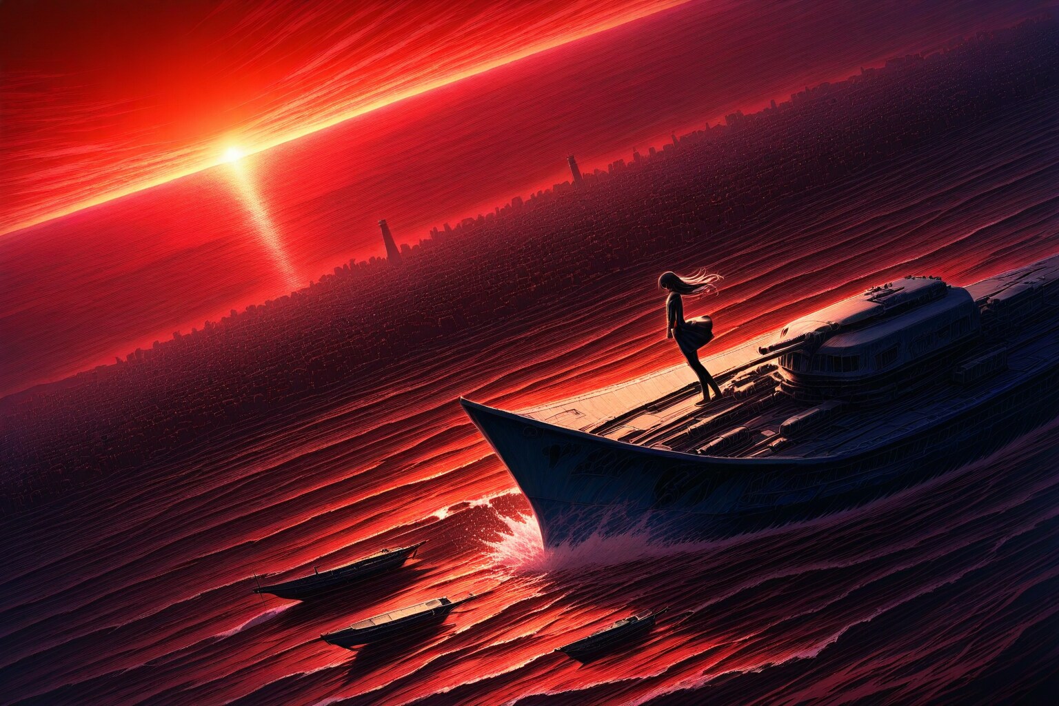 優焼け | の人気AIイラスト・グラビア