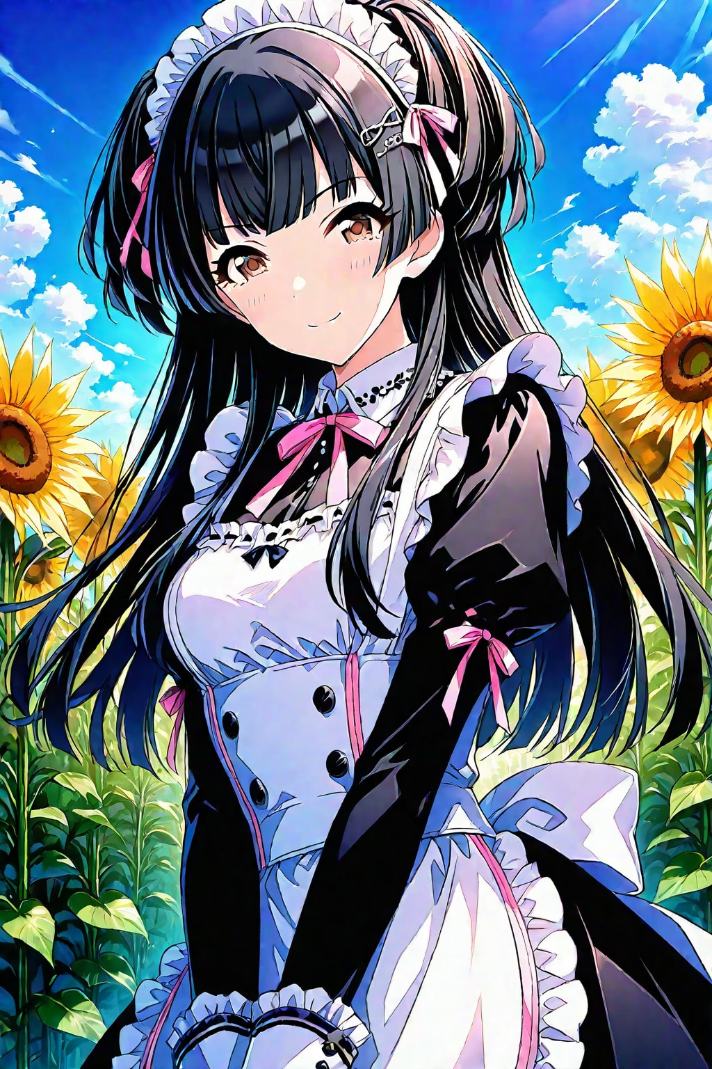 ひまわりの花言葉は【崇拝】