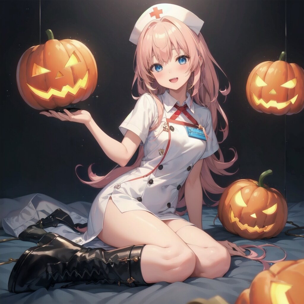ジャックオーランタンとナース