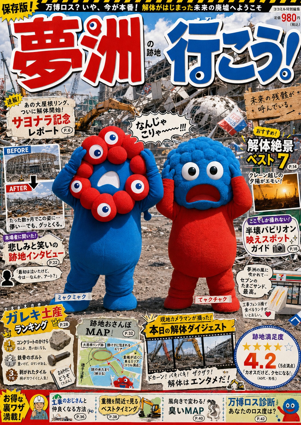 夢洲の跡地に行こう！