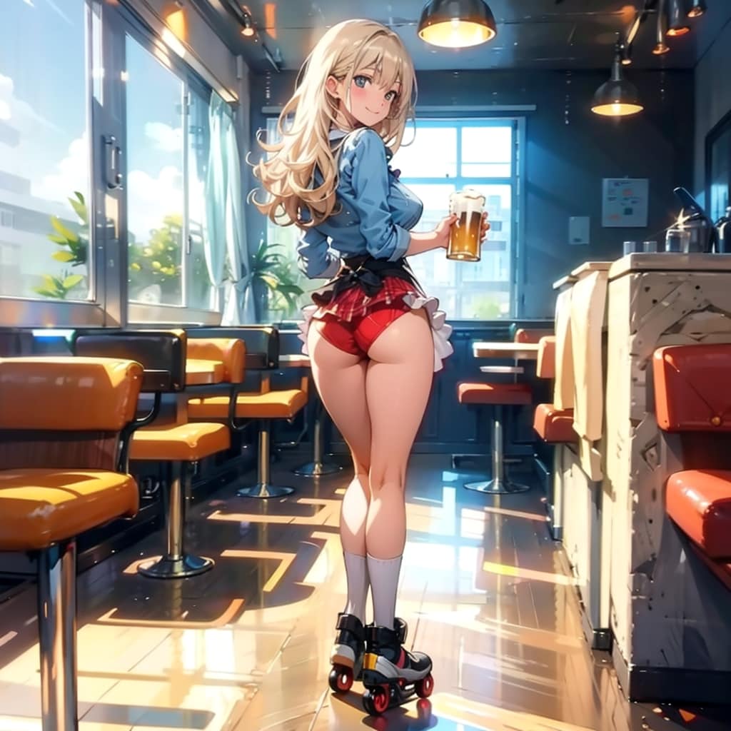 ダイナーの看板娘