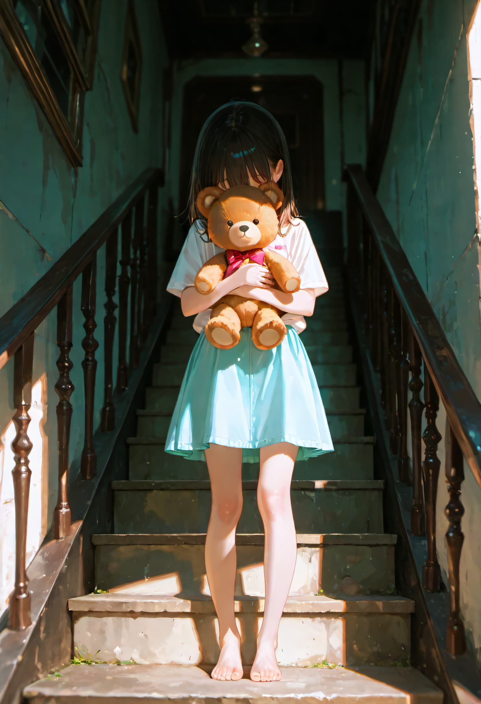 階段の子