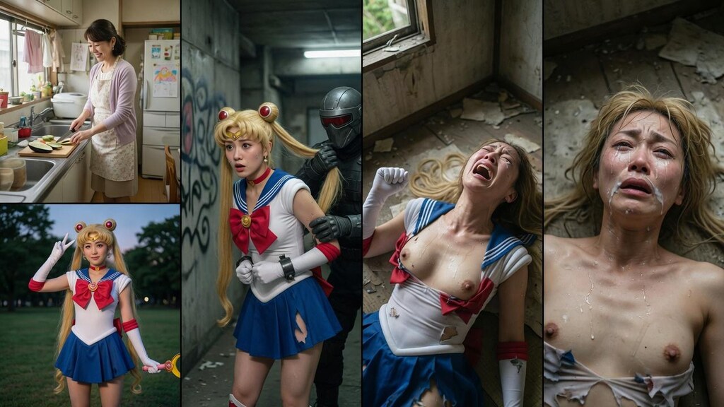 スーパーヒロイン熟女　セーラー戦士編