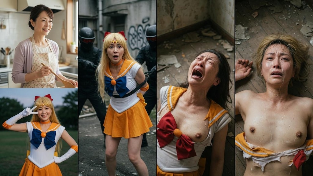 スーパーヒロイン熟女　セーラー戦士編
