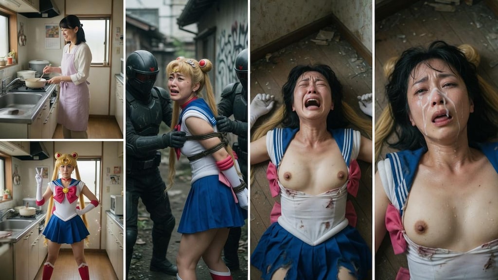スーパーヒロイン熟女　セーラー戦士編