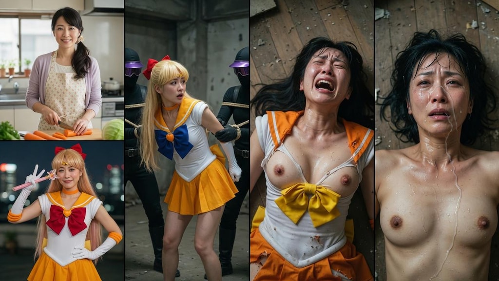 スーパーヒロイン熟女　セーラー戦士編