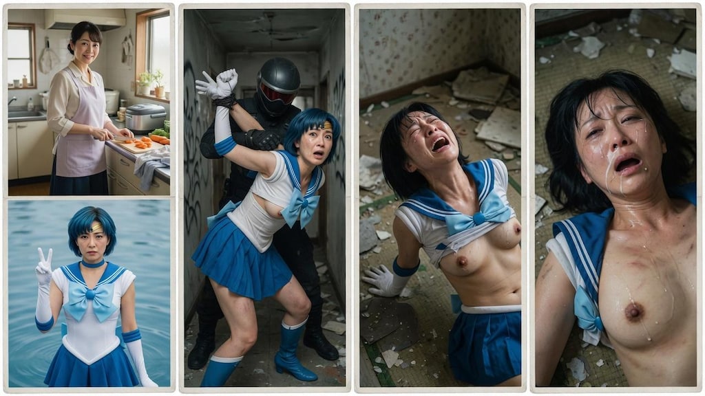 スーパーヒロイン熟女　セーラー戦士編