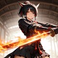 刀に炎を宿す 2枚目