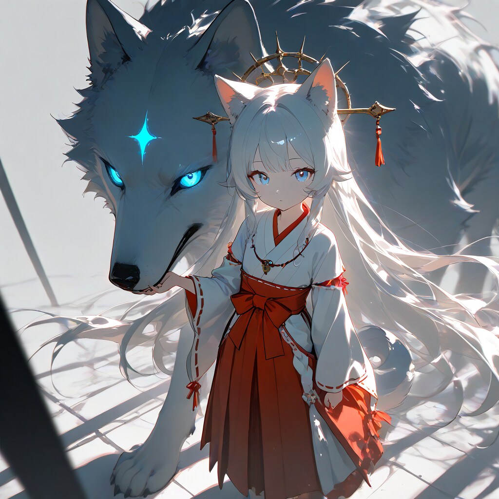 The White One of the Mountain / 山の白き大神 | の人気AIイラスト・グラビア