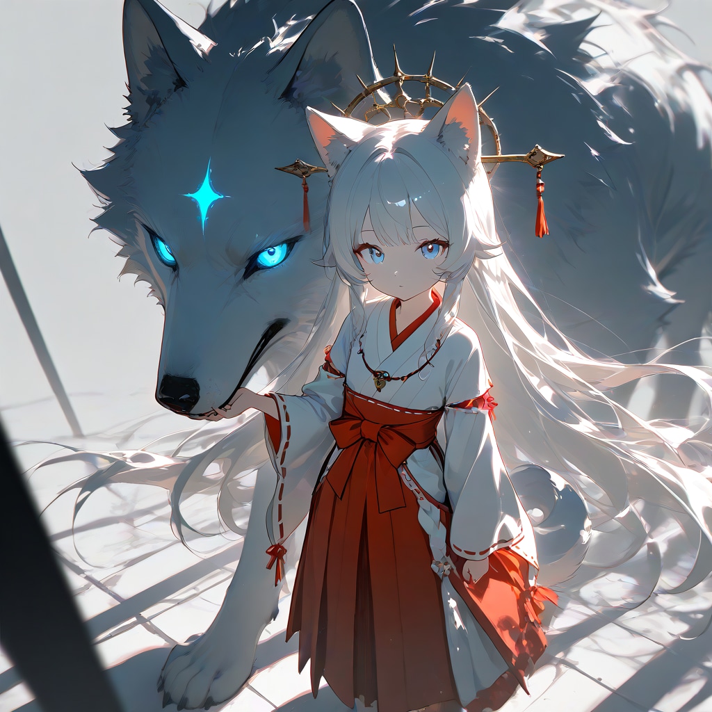 The White One of the Mountain / 山の白き大神