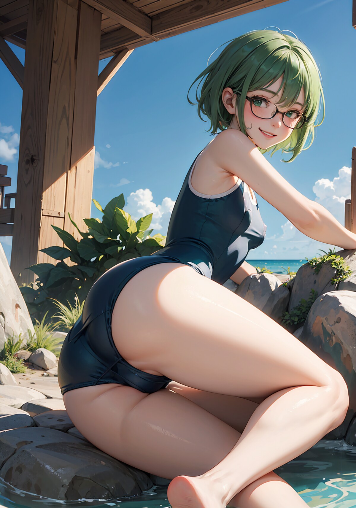 ねぇねぇ、こっちに何かあるよ！