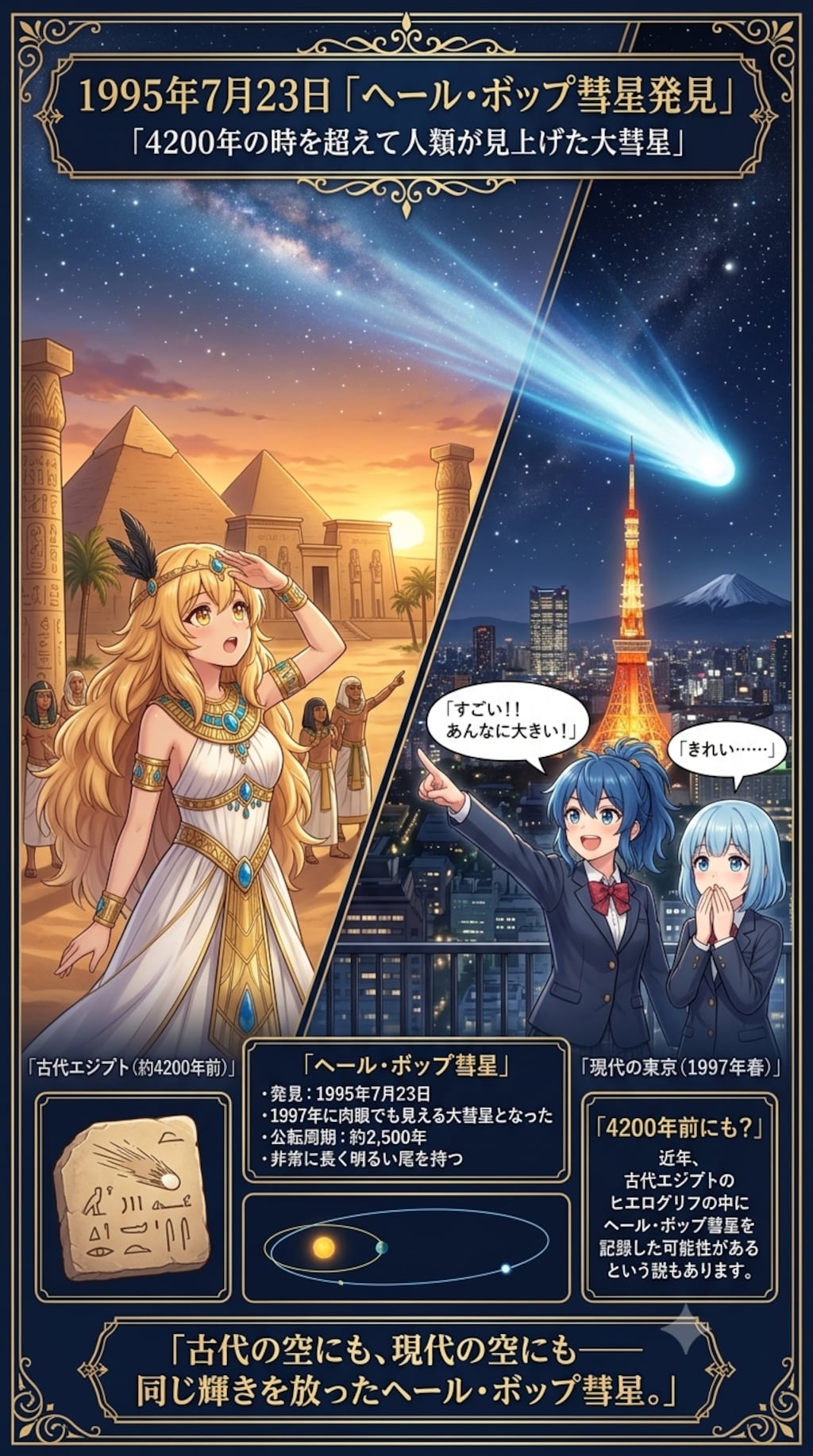 7月23日はへ―ル・ボップ彗星の発見日