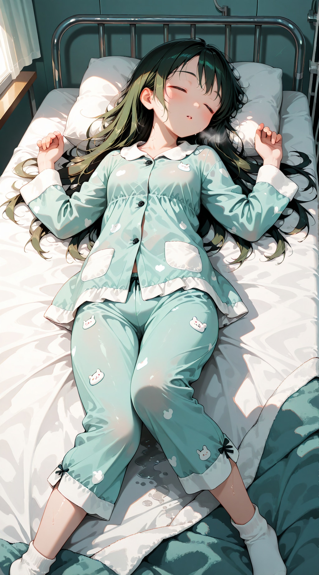 おねしょ (ベッドの上での思い出) 1