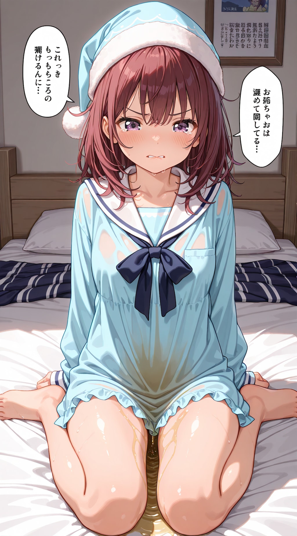 おねしょ (ベッドの上での思い出) 1