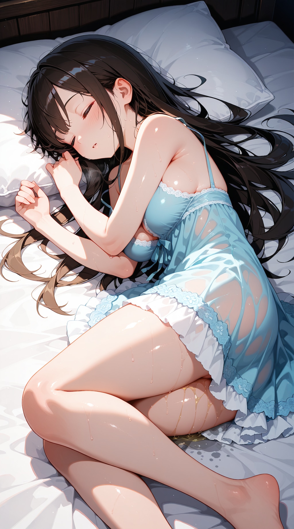 おねしょ (ベッドの上での思い出) 1