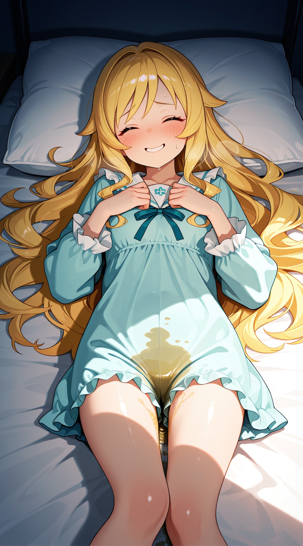 おねしょ (ベッドの上での思い出) 1