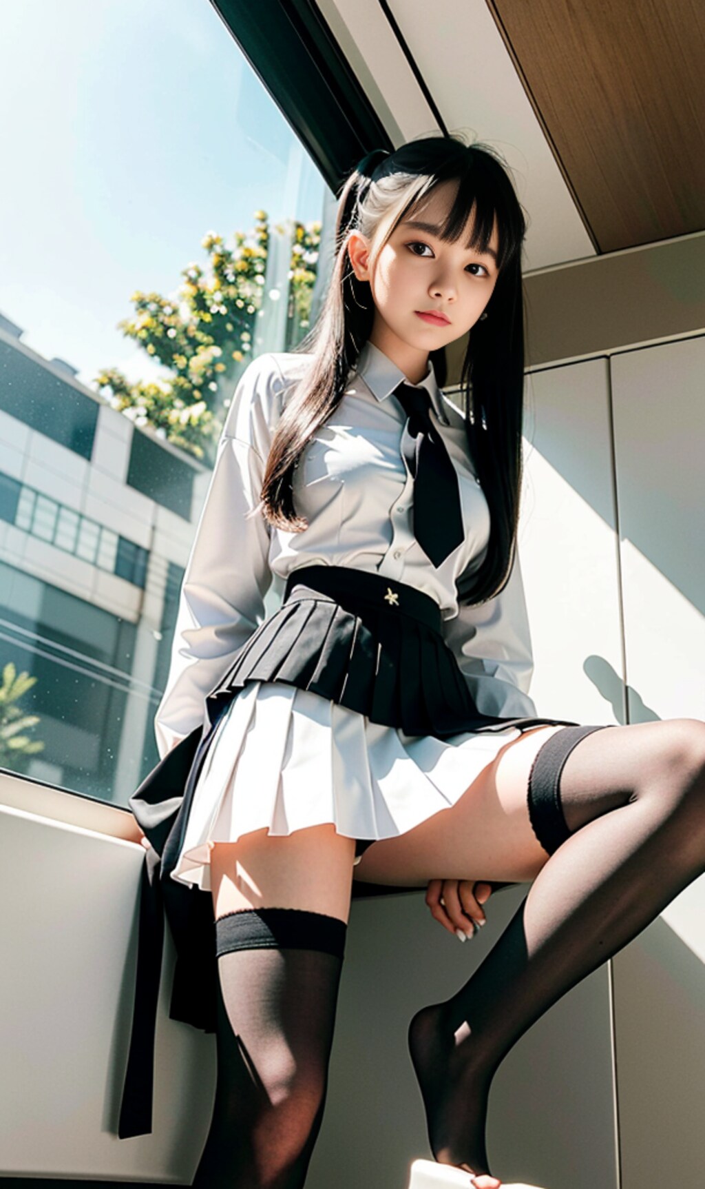 はっ？！こんなとこで見せるわけないじゃん、電車だよ、バカなの？