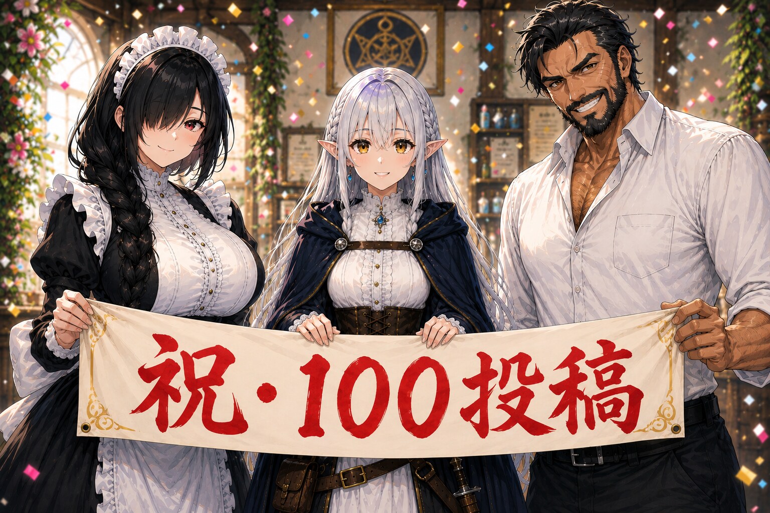 祝・100投稿 | の人気AIイラスト・グラビア