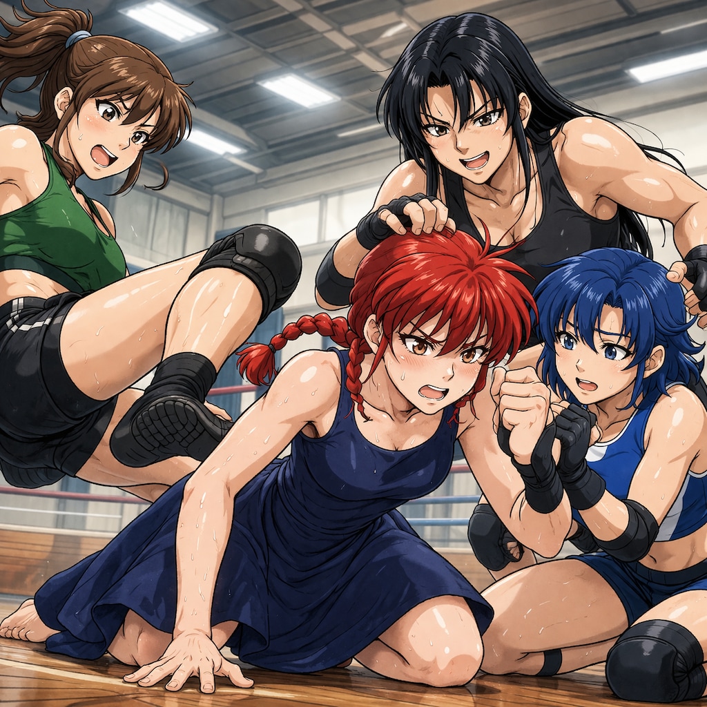 泣き虫レスラーらんま！第9話～アヤのスパーリング～