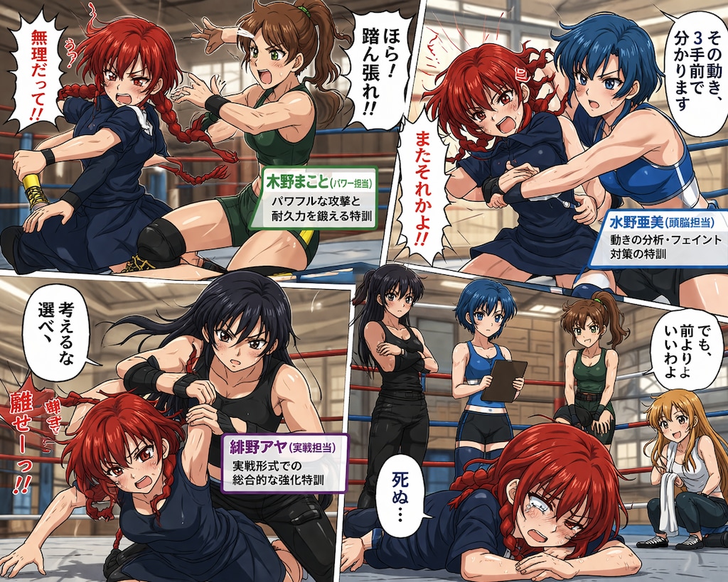 泣き虫レスラーらんま！第9話～アヤのスパーリング～