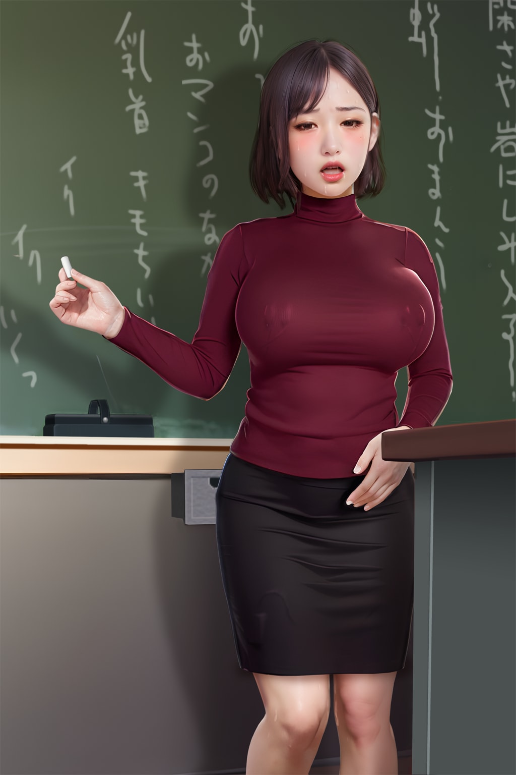 女教師調教中【１時間目・国語】