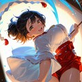 楽しそうに舞を踊る巫女さん 6枚目