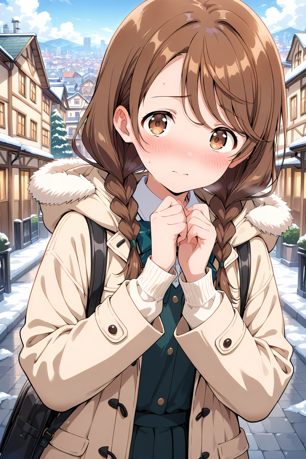 冬の街 16歳少女